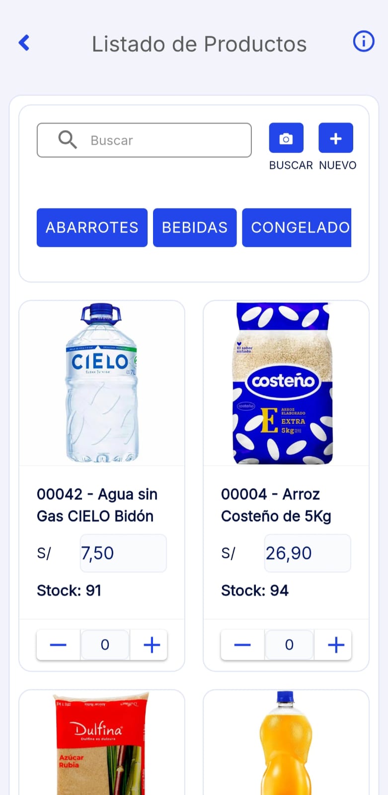 Selección de Producto