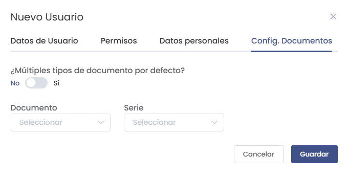 Configuración Documentos