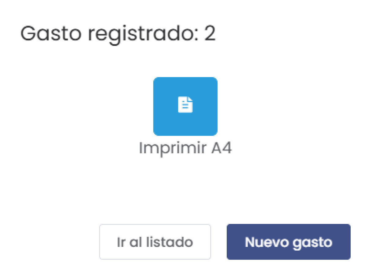 Gasto Registrado